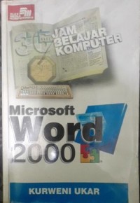 Image of 36 Jam Belajar Komputer Microsoft Word 2000